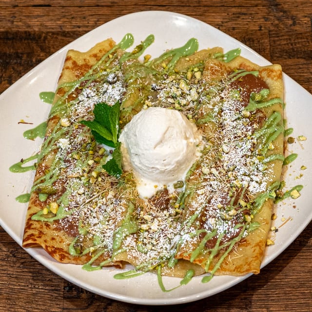 Dubai Chocolate Crepe.