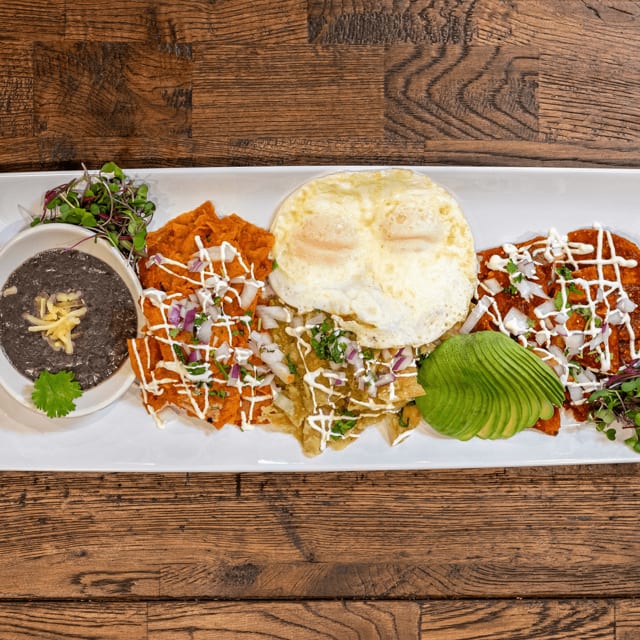 Brunchy's Chilaquiles Trio.