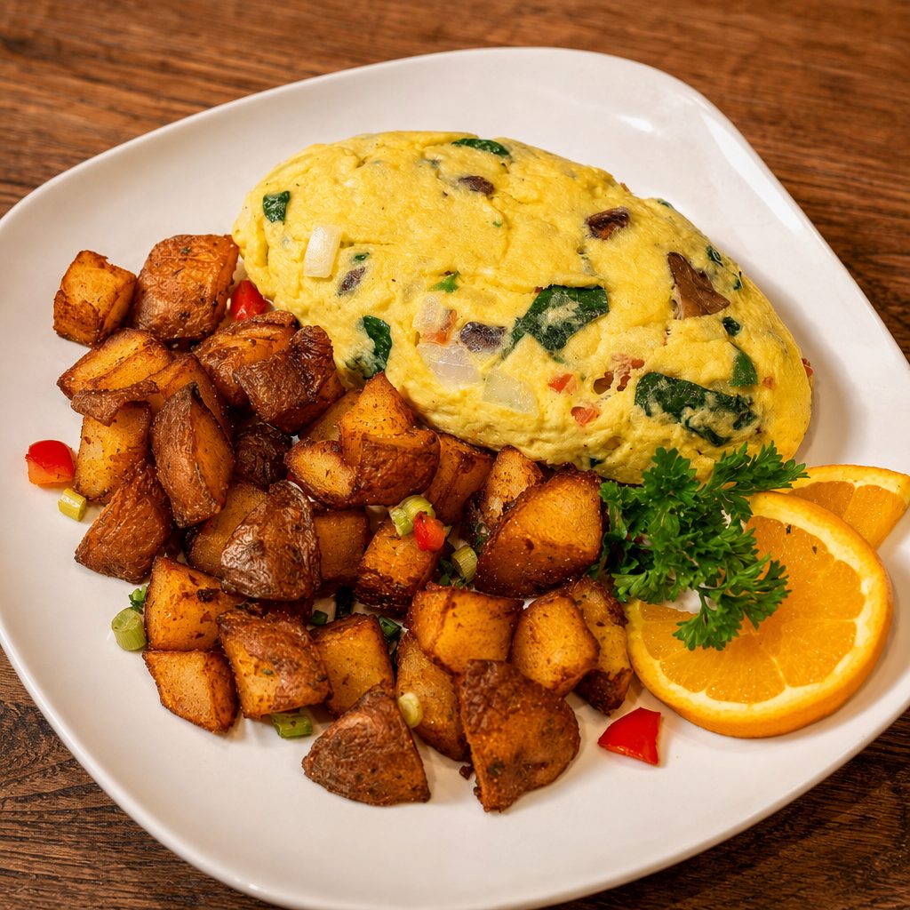 Veggie Omelette.