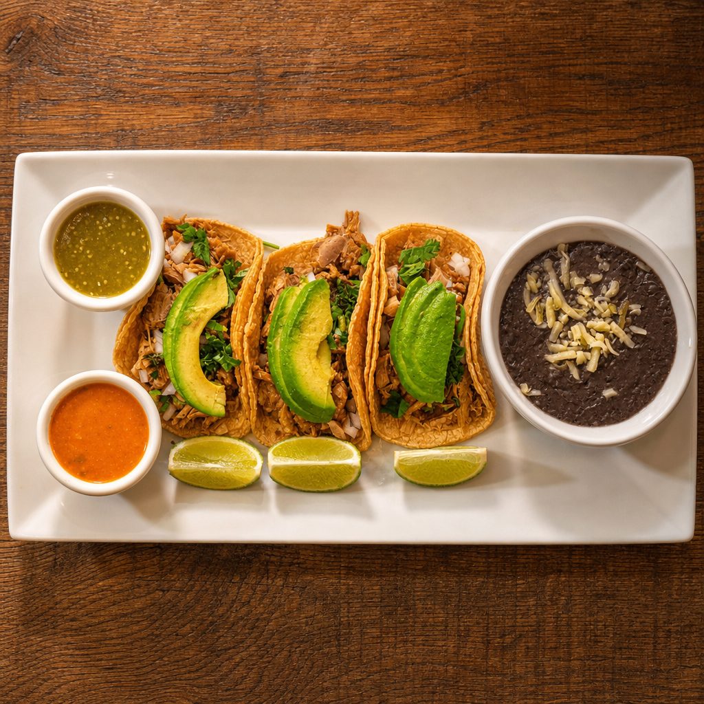 Carnitas Taco Trio.