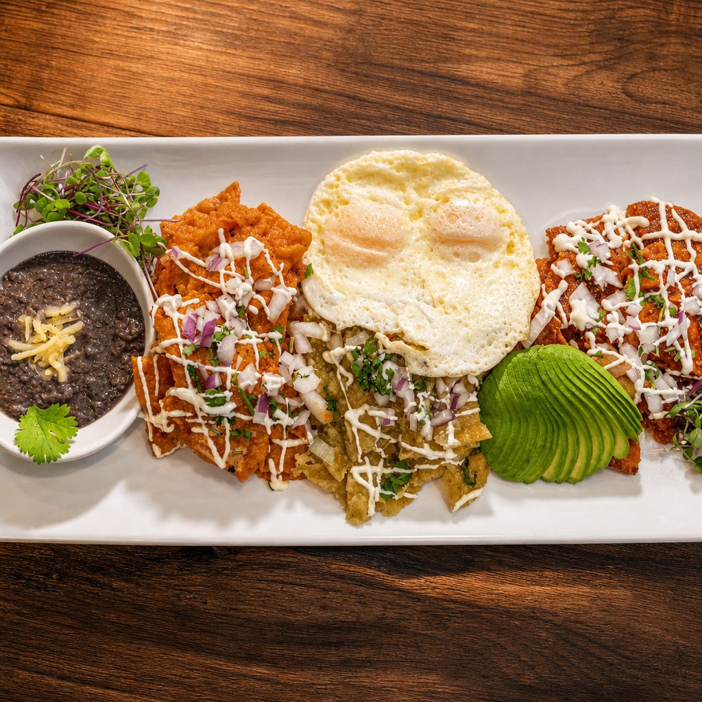 Brunchy's Chilaquiles Trio.