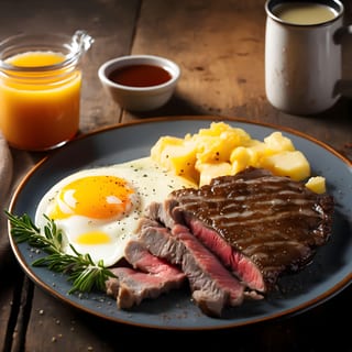 Skirt Steak & Eggs